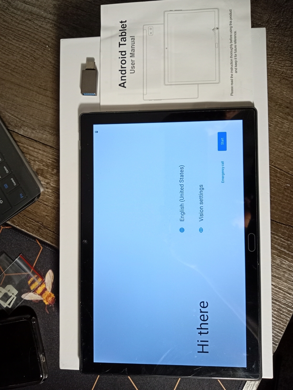 2025 Android 13 2 in 1 Tablet 10.1" 4G 64 GB 1280x800